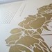 Metallic Gold Offset Printed Ketubah - Simply Peony