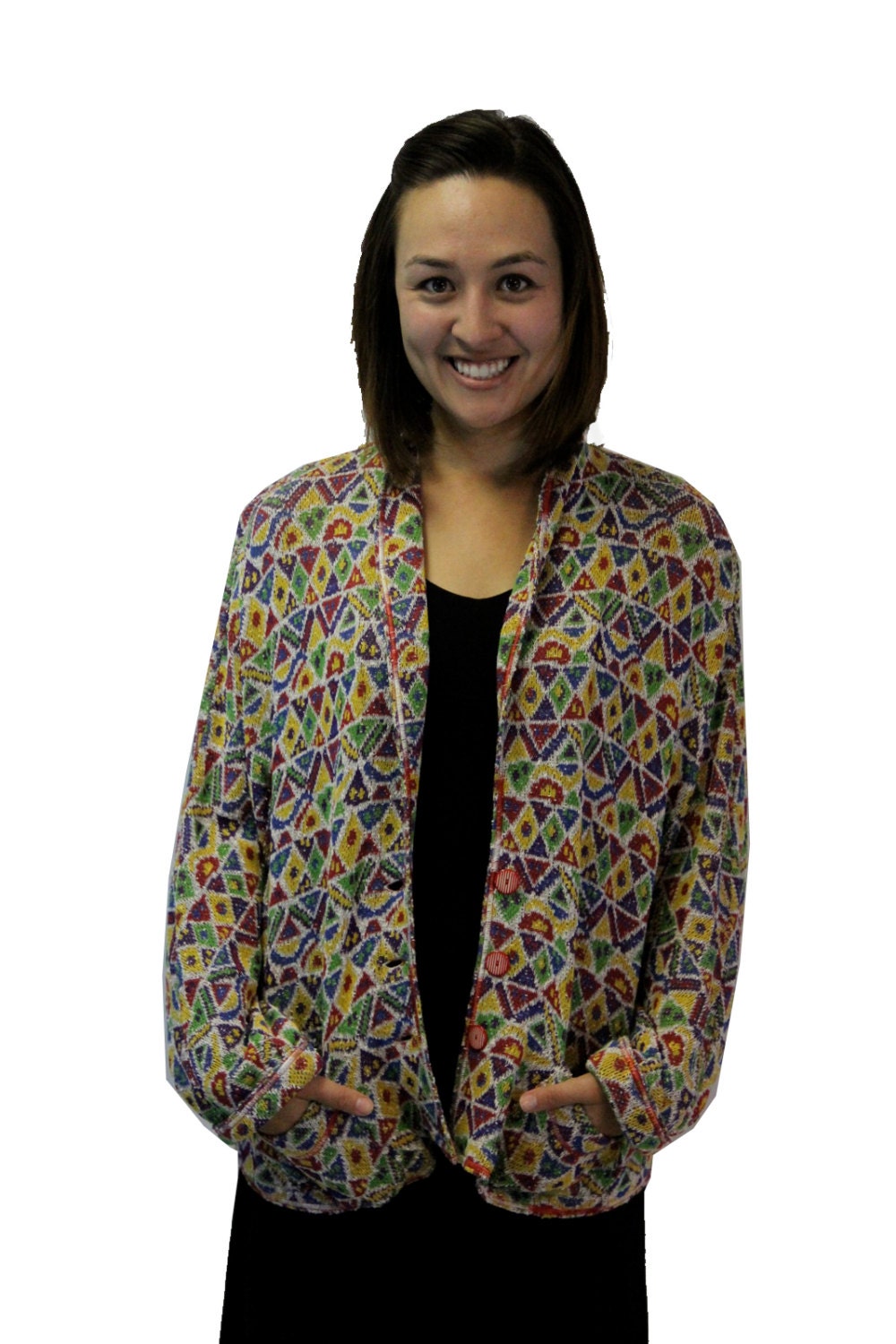 Vintage MISSONI Oversized Cardigan Slouchy Boyfriend Sweater