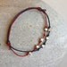 July 4th Stars Bracelet / Star Anklet (28 colors of thread to choose)