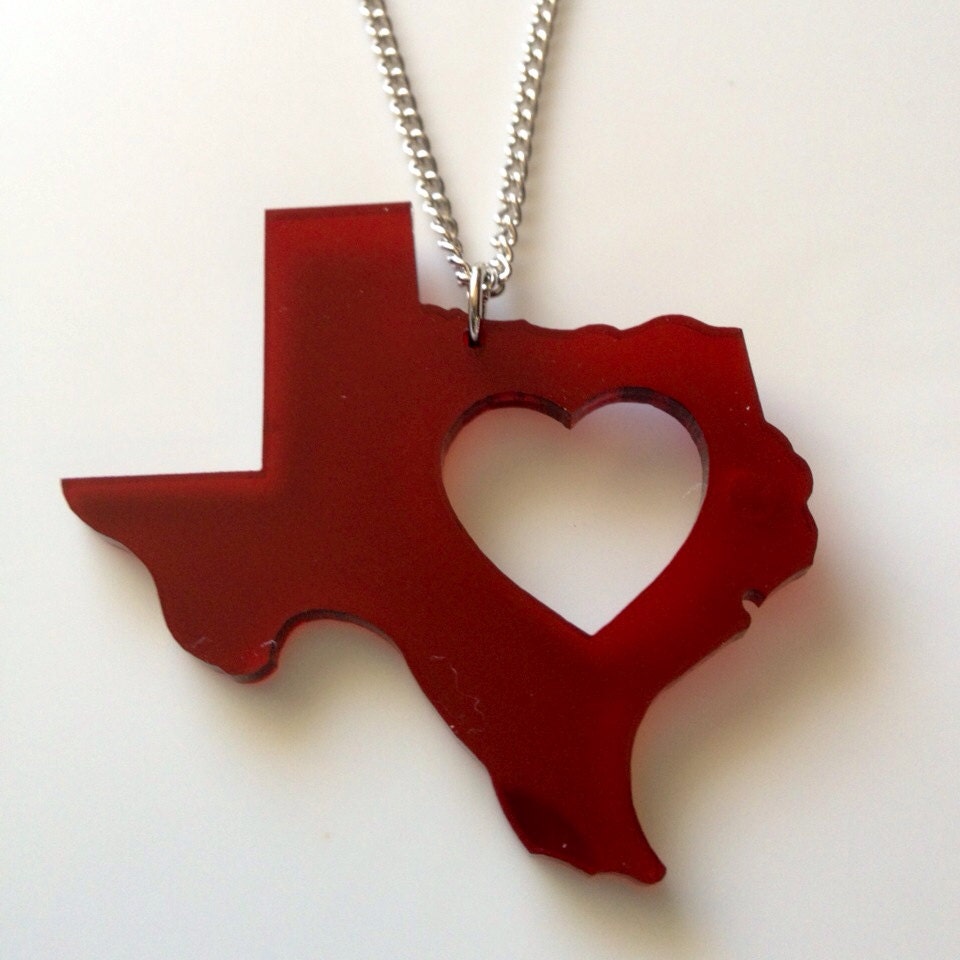 Deep in the Heart of Texas Necklace - Red