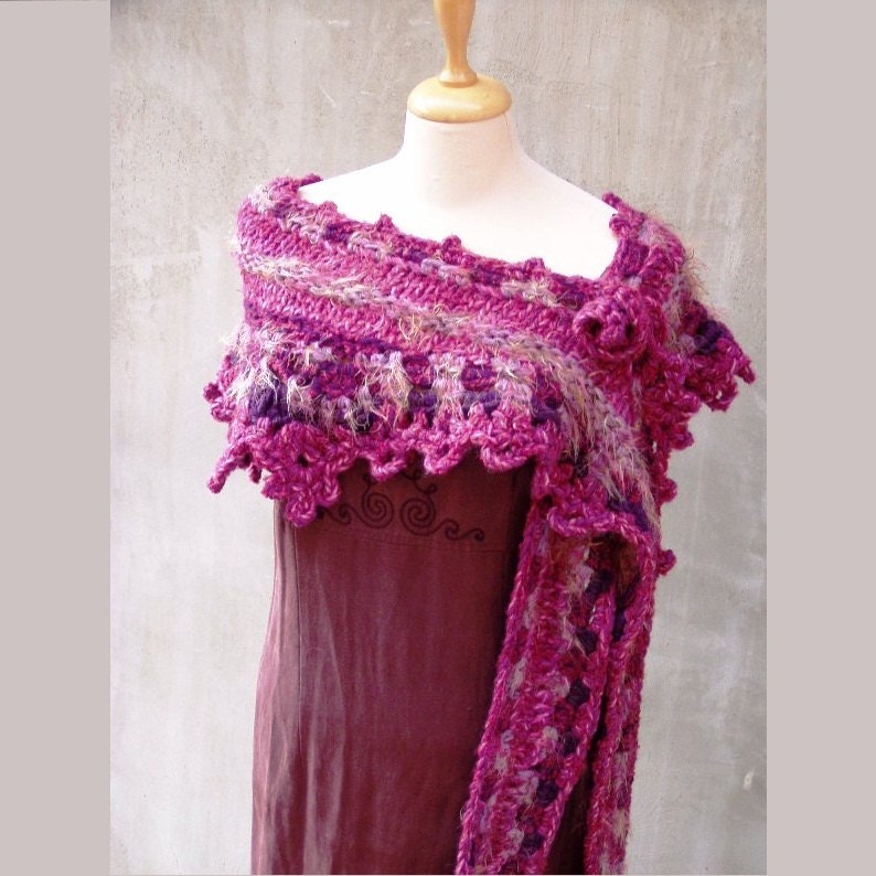Fairy Knitted Crocheted Shawl Made to Order