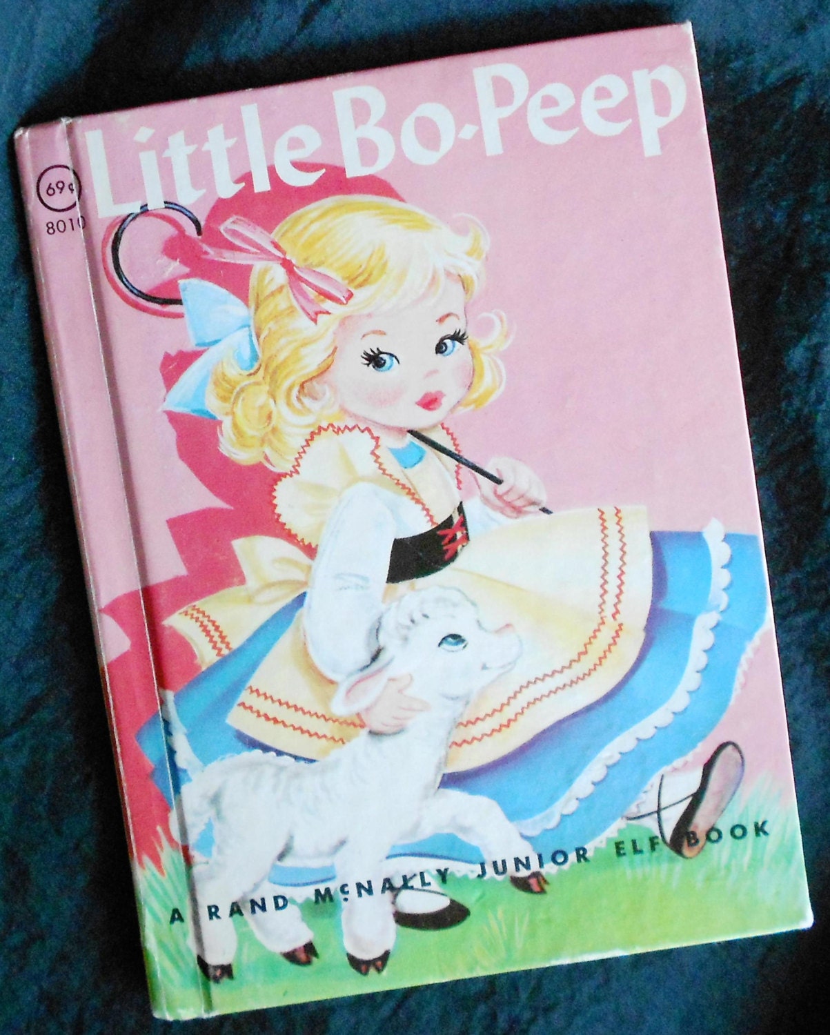 Vintage LITTLE BO PEEP 1966 Children Junior Elf Rand McNally Story Book by Helen Wing Illustrated Mary Jane Chase