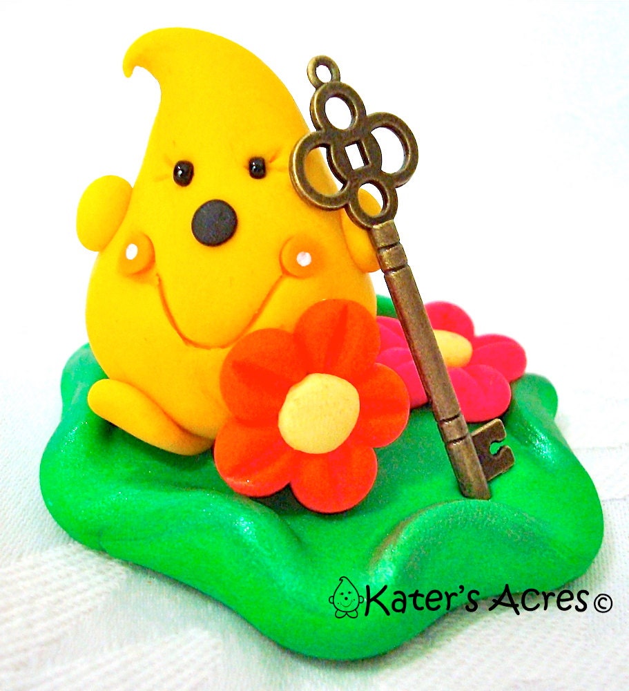 PARKER Holds the KEY - Polymer Clay Character - Limited Edition