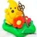 PARKER Holds the KEY - Polymer Clay Character - Limited Edition