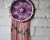 CALABASH Design Recycled Doily Dreamcatcher - Purple