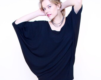 Oversized Womens Blouse - The Butterfly - Top Tunic - Free US Shipping - Donation to UNICEF - Item MM-BLT13-19B4