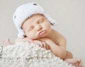 Fur trimmed aviator earflap WINTER hat  great PROP SALE