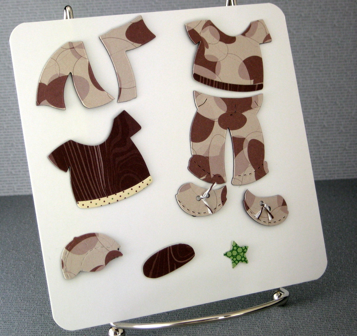 Handmade Outfit for Build A Bear Teddy Tin Boy  Forest Series 3