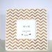 Faux Wood Chevron Frame