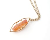 Atacama Necklace 1A56 Brass Geometric Quartz
