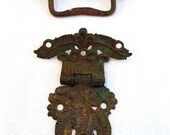 Vintage Antique-Salvaged Drawer Pull-Unique Reclaimed Hardware-Distressed-Pull-Hinge from Tessiemay