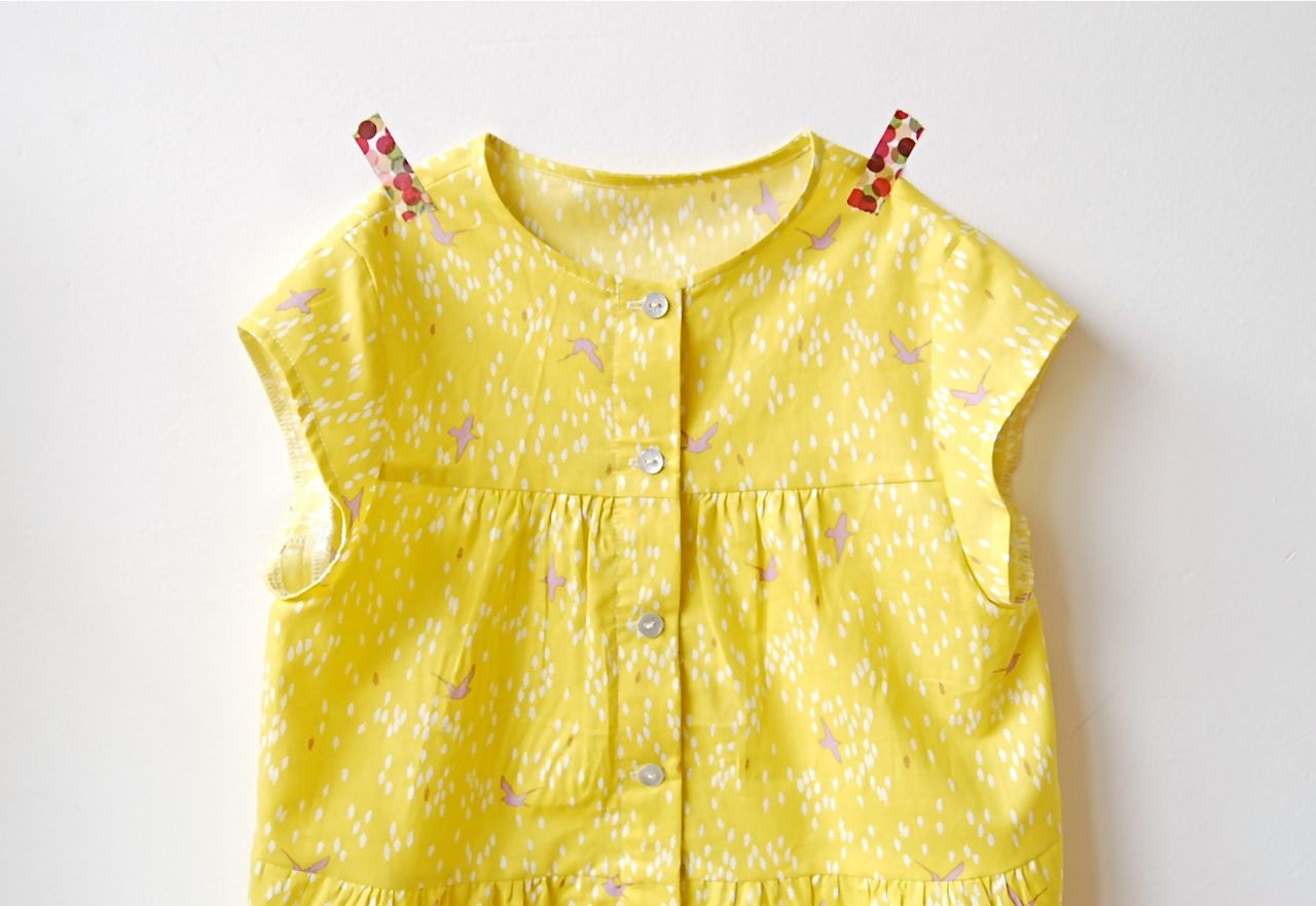 canary : a tiered dress