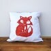 ANY of my animal prints on a 16x16 Pillow Cover. You choose animal and colors. Made to Order.