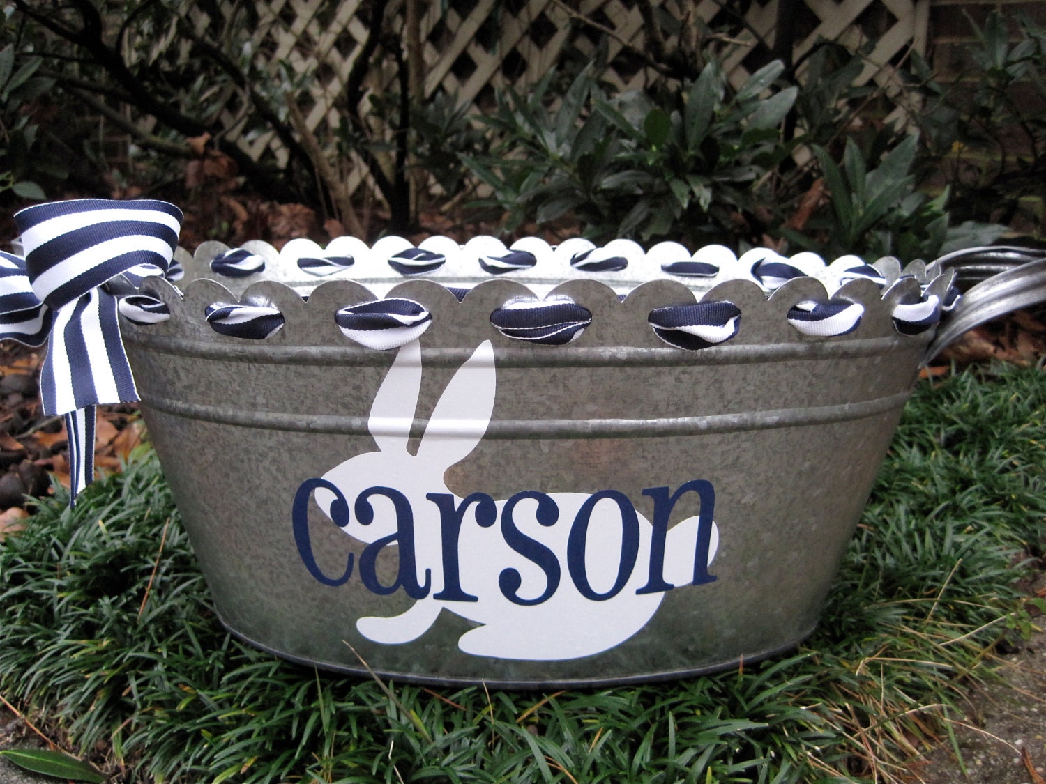 Personalized Easter tubs-assorted colors available