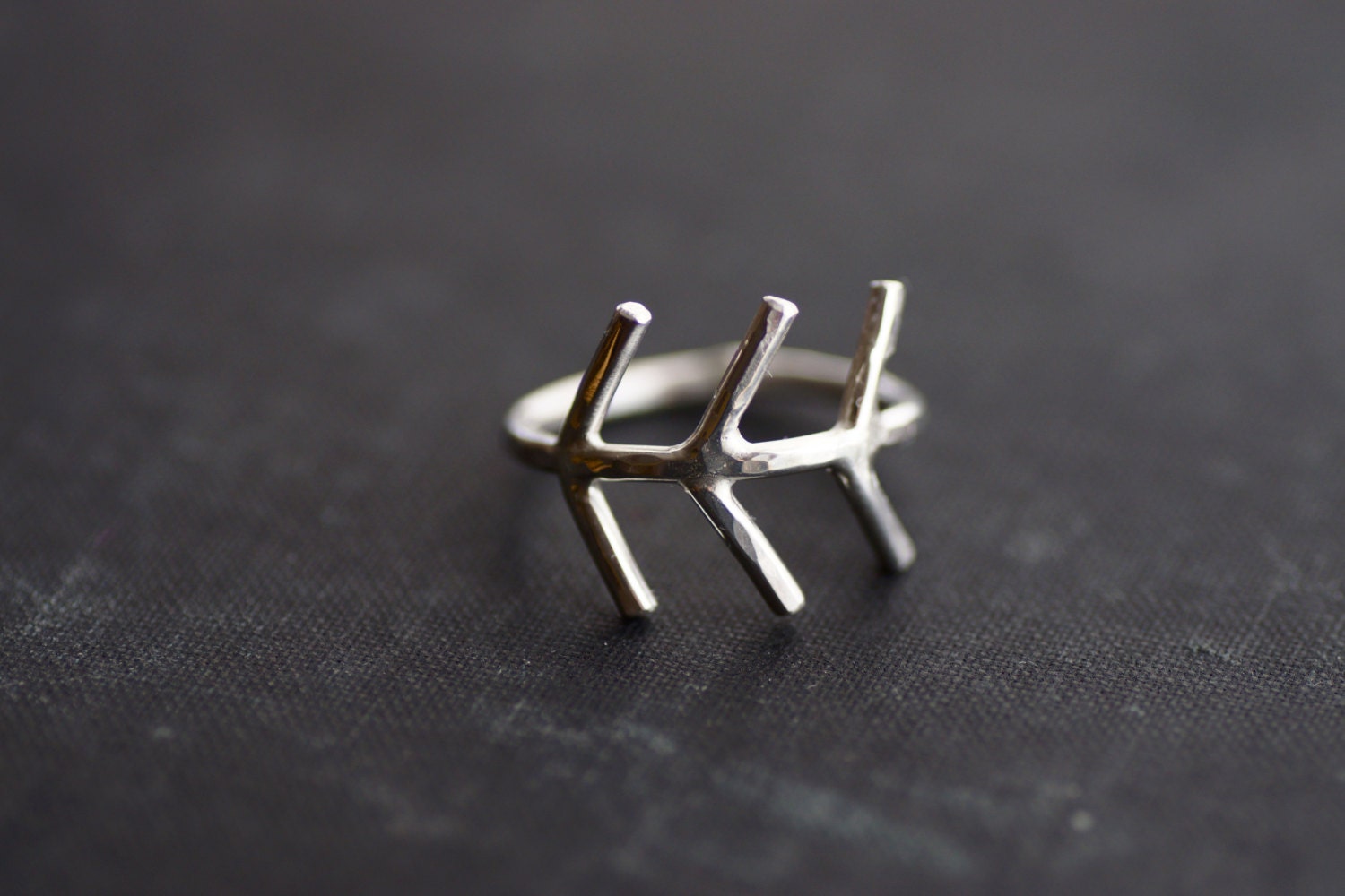 Arrow End Ring - Sterling Silver - Made to Order