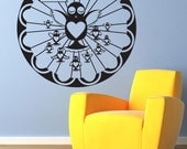Vinyl Wall Decal Sticker Angelic Birds OSDC459s