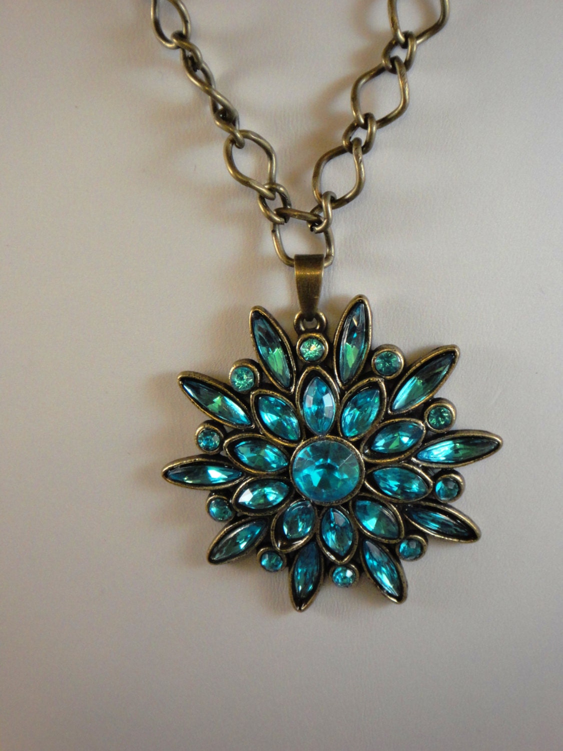 Art Deco style neckalce - "Nifty Egg" from my Gatsby collection