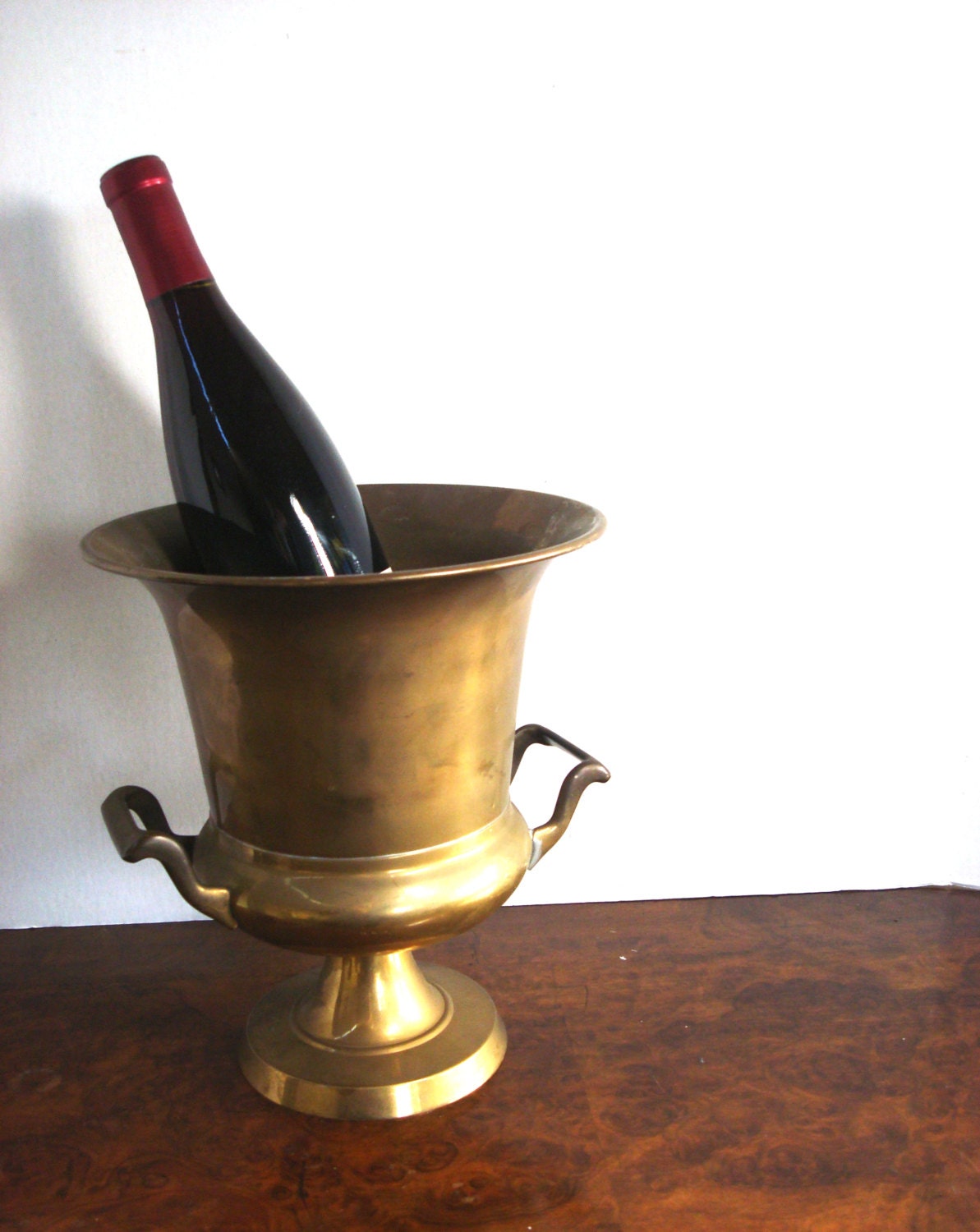Vintage Brass Champagne Wine Cooler