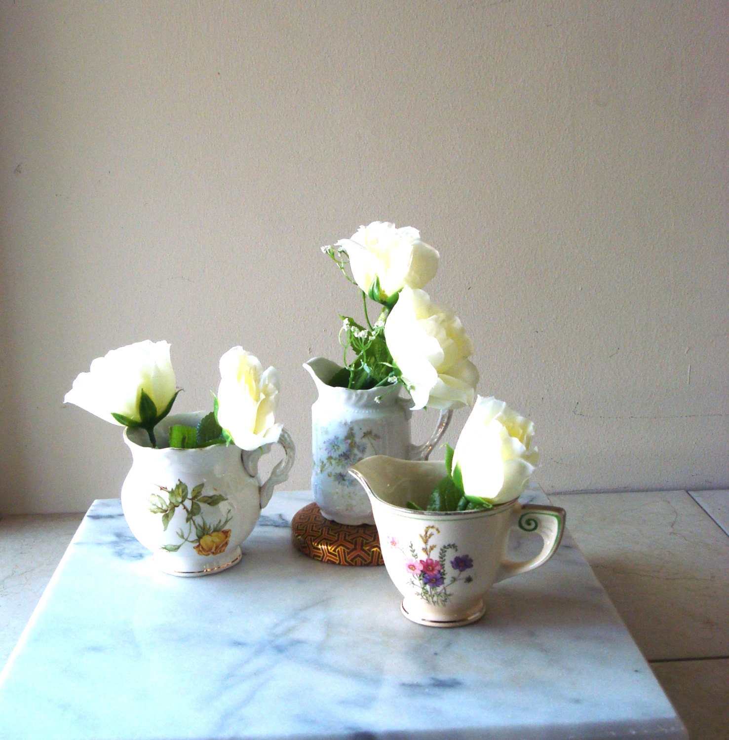 Collection of Three Pitchers