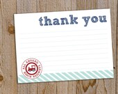 TRAIN-inspired THANK YOU cards - Digital Download