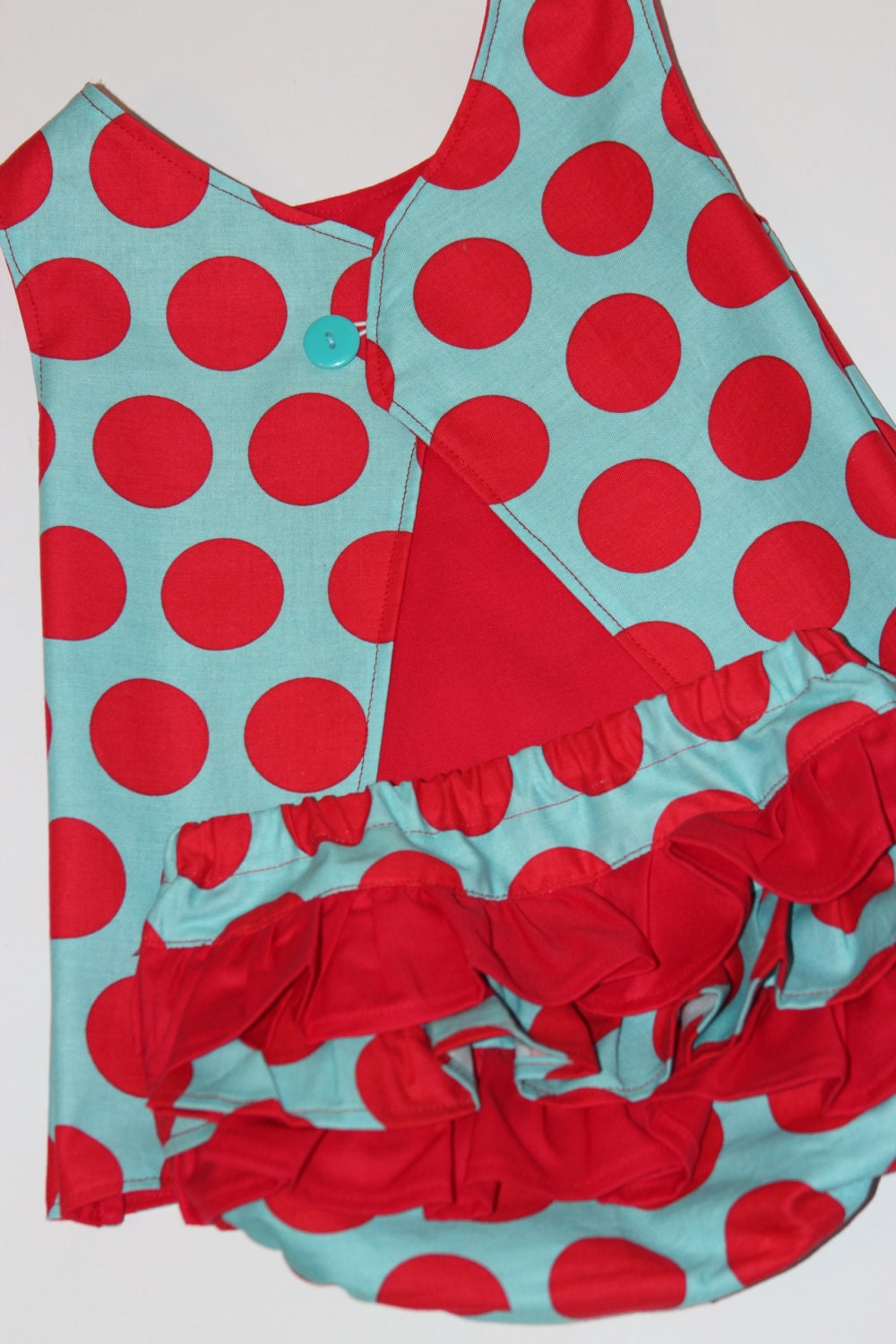 Open Back Dress and Coordinating Ruffle Diaper Cover - FREE MONOGRAM or APPLIQUE