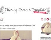 Chasing Dreams   ///    Premade Blogger Template