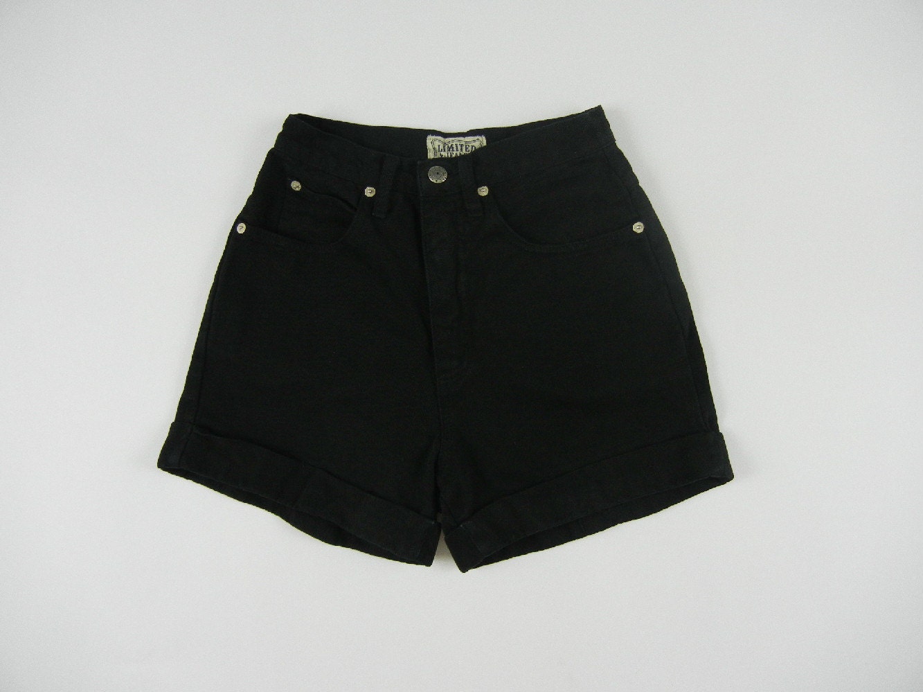 Vintage Ultra High Waisted Shorts, Size XS, Black, 90's, Grunge, Tumblr. Hipster, 90's Clothing