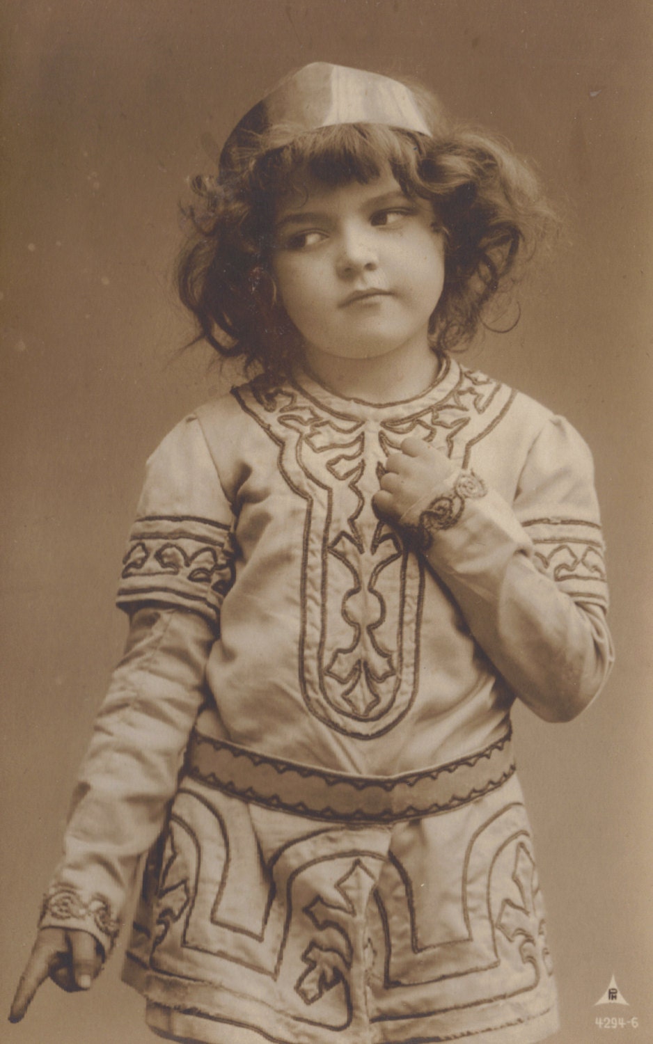 Prince Charming, Child in Renaissance Costume, Dated 1912