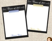 PRINTABLE Personalized Chalkboard Graduation Party Thank You Cards (Color of your choice) Il_170x135