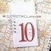 10 Things I Love About You Birthday Wedding Anniversary Engagement // Romantic Coupon Book . Mini Album // Deployment Gift Him Her