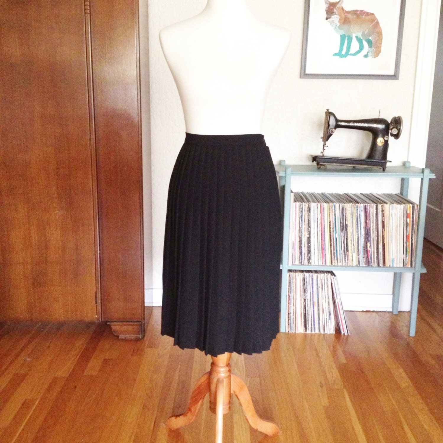 Perfectly Pleated Midi Skirt