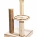 Natural 36 Inch Two Level Cat Tree with Cedar Posts and Manila Rope