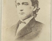 CDV Theatre Actor Edwin Booth Brother of John Wilkes Booth Shot President Lincoln