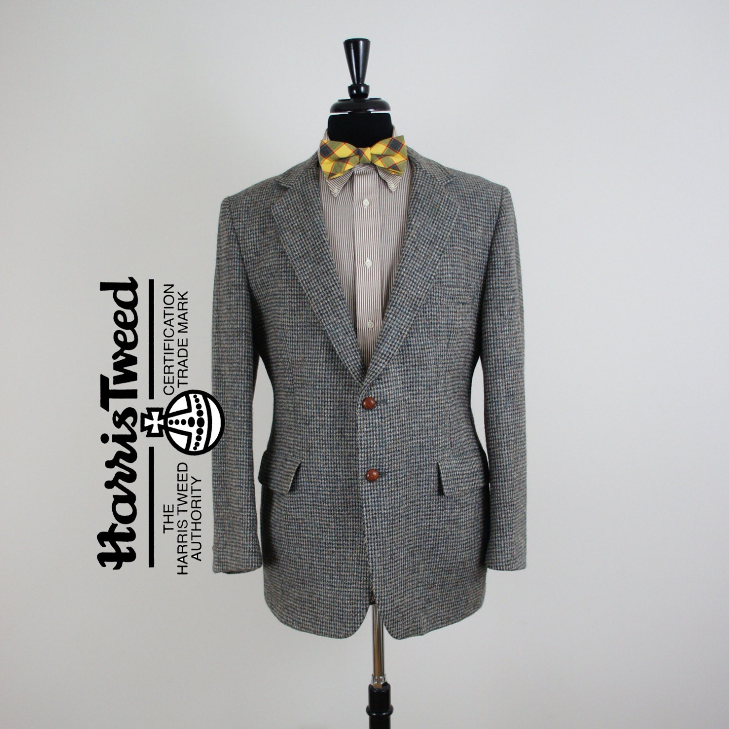 Vintage Harris Tweed Middishade Jacket - US/UK 44R - Large