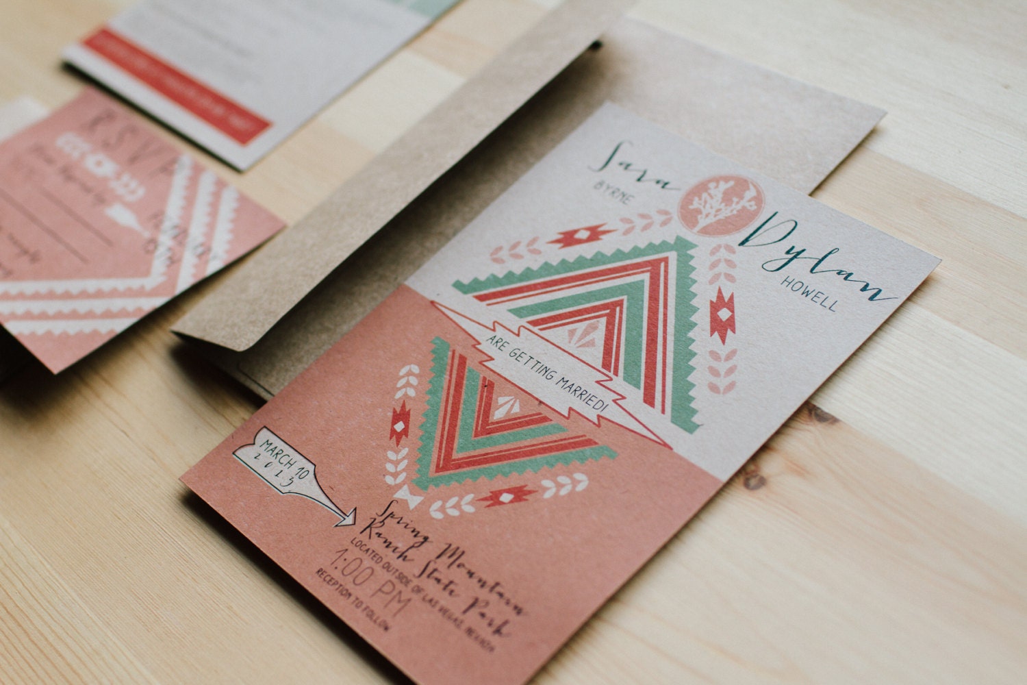 DIY printable- Joshua Tree Invitation Set