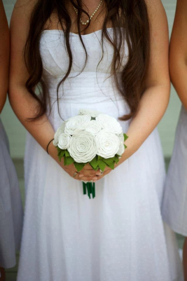 Felt Rose Bouquet