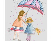 8x10 Print - Lead Me, Guide Me - Mother and daughter - Girl baby nursery bedroom wall art print - Emily Burnette - Recipe 4 Cute