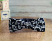 black computer key bow tie : The Sheldon