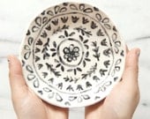 Small painted plate