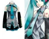 Hatsune Miku Cosplay Vocaloid FREE SHIPPING