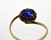 Handmade Sapphire Ring, 14K Gold Fill Ring, Blue Gemstone Engagement Ring, Sapphire Wedding Ring
