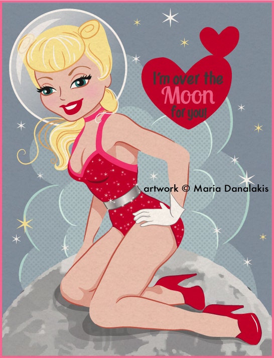 Over the moon for you Valentine