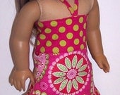 Pink Paisley Bandeau Dress for American Girl/18" Doll