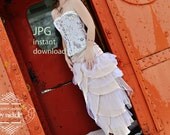 Medium-Large JPG sewing pattern ONLY for historic corset for US Size 8-10-12, Euro 38-40-42, 34A-36D