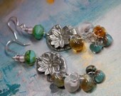 Fundraiser: Water Lilies Impressionist Earrings