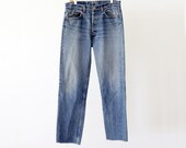 Vintage Levis Jeans / 1980s Levis 501 Denim / Waist 32