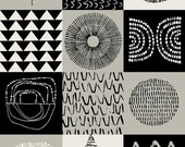 Blockwork Black, open edition A3 giclee print