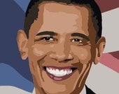 Barack Obama Paint By Number Kit