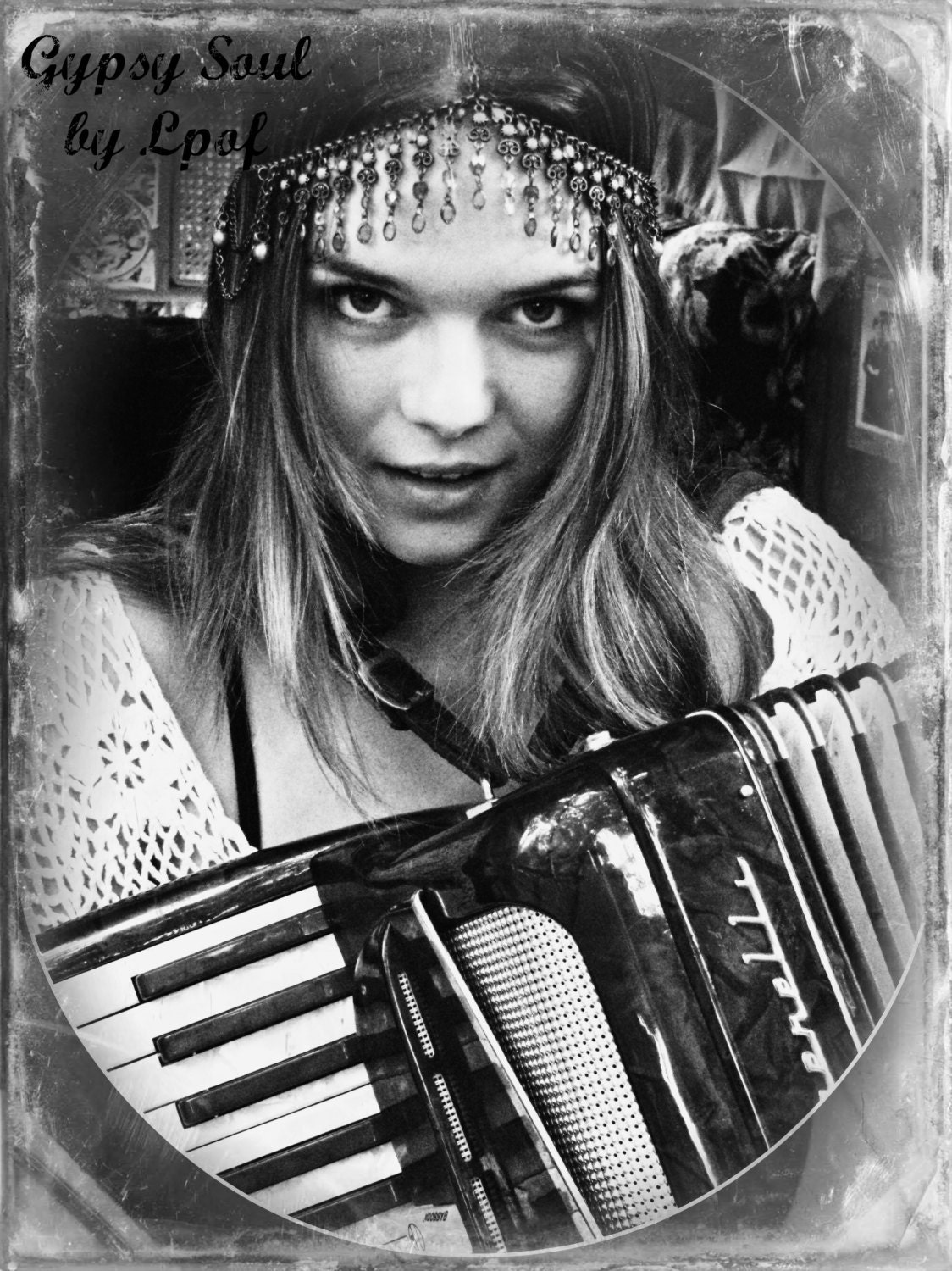 Festival Headpiece, Gypsy Head Piece, Headdress, Headchain, Headband - Gypsy Soul