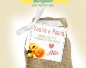 You're A Peach Birthday / Shower Favor Tags - Printable Il_170x135